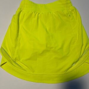 Lululemon Court Rival HR Skirt Vibrant Lime